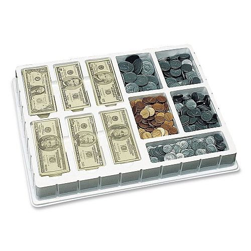 Educational Insights Play Money Deluxe Set, Grades K to 4, 750 Pieces (3059)