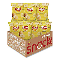 Lay's Regular Potato Chips, 1.5 oz Bag, 64/Carton (FRI44359)