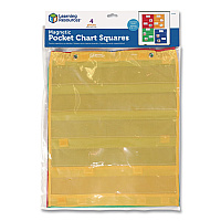 Learning Resources Magnetic Pocket Chart Squares, 7 Pockets, 14