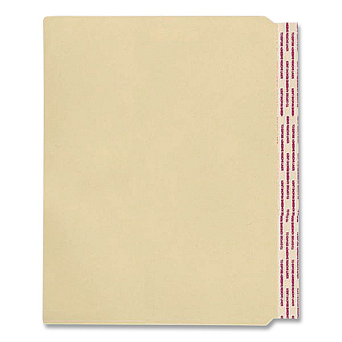 Medical Arts Press Standard Side-Flap Classification Folder Dividers, Letter Size, Manila, 100/Box (31400)