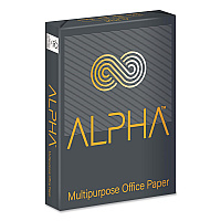 ALPHA Office Paper, 92 Bright, 20 lb Bond, 8.5 x 11, White, 500 Sheets/Ream, 10 Reams/Carton, 40 CT/Pallet, 21 Pallets/Truckload (ALPHA811WT1)