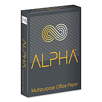 ALPHA Office Paper, 92 Bright, 20 lb Bond, 8.5 x 11, White, 500 Sheets/Ream, 10 Reams/Carton, 40 CT/Pallet, 21 Pallets/Truckload (ALPHA811WT2)