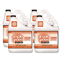 simple green Pro Odor Control, Lemongrass Eucalyptus, 1 gal Bottle, 4/Carton (0704128)