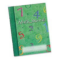 Learning Resources Math Journal, Graph Ruled/College Ruled, Green Cover, (64) 9 x 7 Sheets, 10 Journals (LER3468)