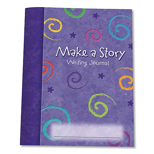 Learning Resources Make-a-Story Journal, Manuscript Format, Blue Cover, (32) 9 x 7 Sheets, 10 Journals (LER3469)