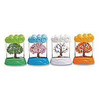hand2mind Changing Seasons Sensory Tubes, Ages 3 and Up, Assorted Colors, 4 Pieces (95385)