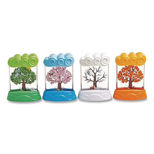 hand2mind Changing Seasons Sensory Tubes, Ages 3 and Up, Assorted Colors, 4 Pieces (95385)