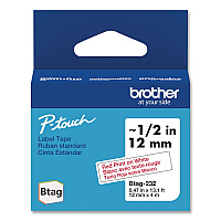 Brother Genuine P-Touch BTAG Label Tapes, 0.47