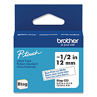 Brother Genuine P-Touch BTAG Label Tapes, 0.47