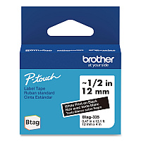 Brother Genuine P-Touch BTAG Label Tapes, 0.47