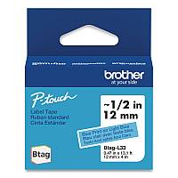 Brother Genuine P-Touch BTAG Label Tapes, 0.47