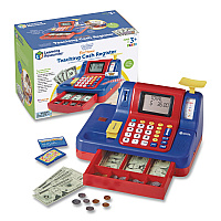 Learning Resources Teaching Cash Register, Pre-K to K, 73 Pieces (LER2690)