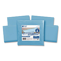 Educational Insights Fluorescent Light Filter Covers, Rectangular, 2 ft x 4 ft, Tranquil Blue, 4 Covers (1230)