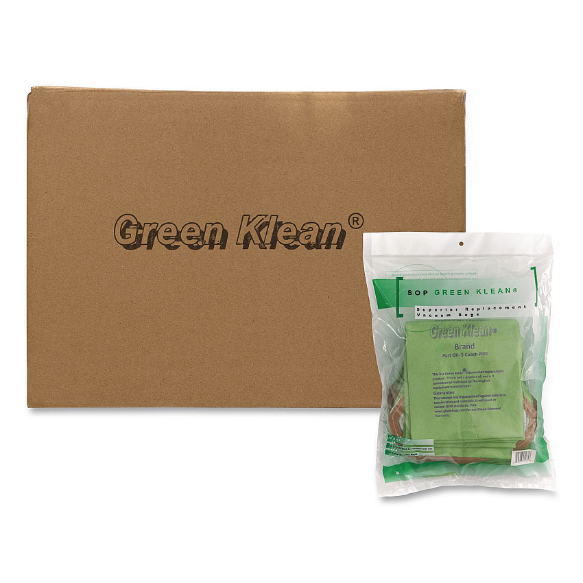 Green Klean GK-S-Coach-PRO Replacement Bag, 10 Bags/Pack, 10 Packs/Carton