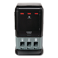 Dixie Tri-Tower Mini Dispenser, Holds Forks/Knives/Spoons or Sporks, 13.15 x 31.03 x 17.5, Black/Gray (DUSSTDSP3MIN)