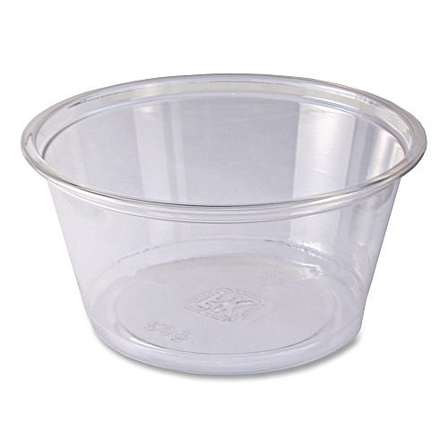 Pactiv Recycleware Deli Containers, 5 oz, 3.6 x 2.6 x 1.8, Clear, Plastic, 1,000/Carton (9501008)