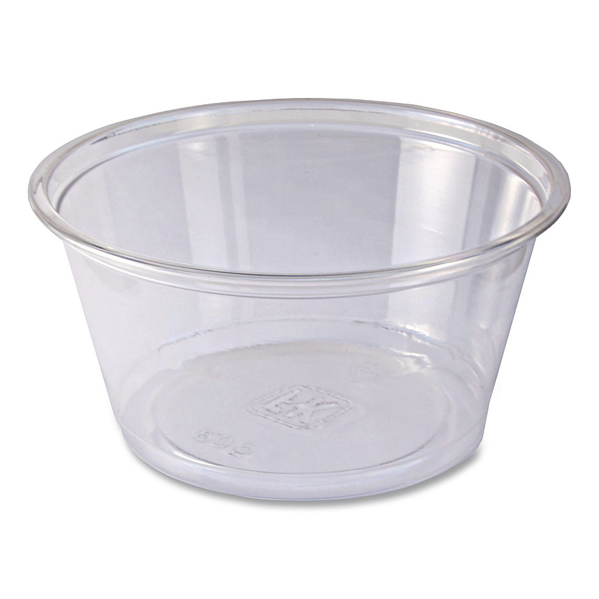 Pactiv Recycleware Deli Containers, 5 oz, 3.6 x 2.6 x 1.8, Clear, Plastic, 1,000/Carton (9501008)