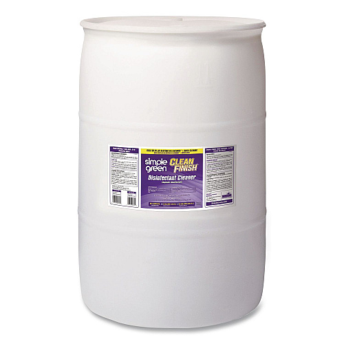 simple green Clean Finish Disinfectant Cleaner, Herbal Scent, 55 gal Drum (2800055)