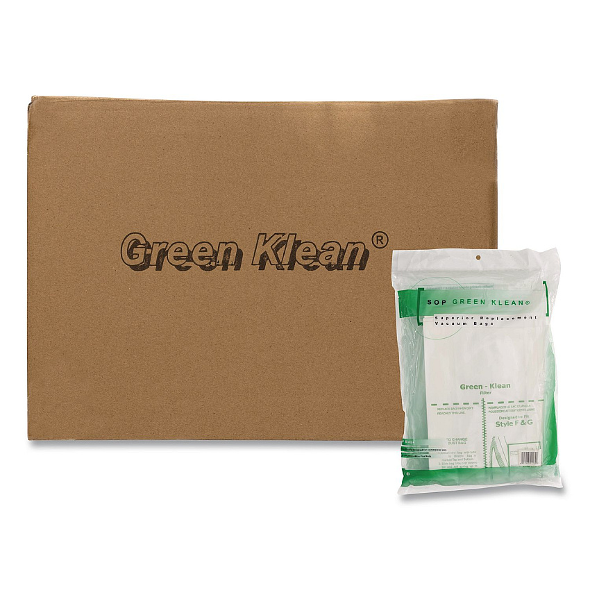 Green Klean GK-F-and-G-10 Replacement Bag, 10 Bags/Pack, 10 Packs/Carton (GKFG10)