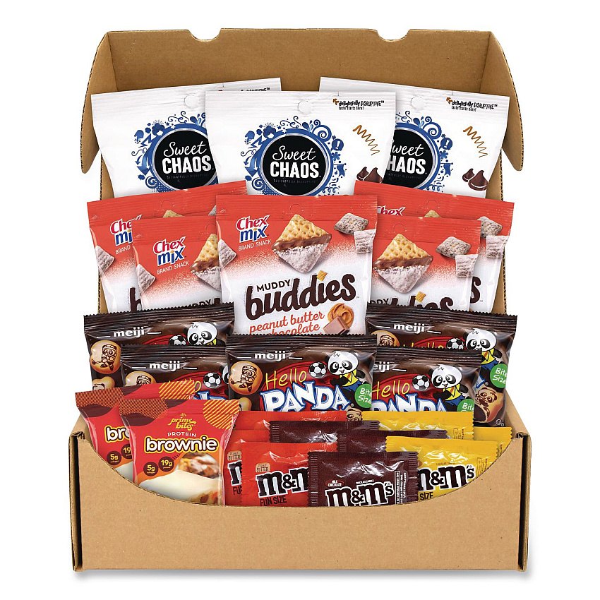 Snack Box Pros Peanut Butter and Chocolate Dessert Box, Peanut Butter Chocolate, 24 Assorted Snacks/Box (70000193)