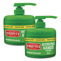 O'Keeffe's Working Hands Hand Cream, 10 oz Pump Bottle, 2/Carton (116639)