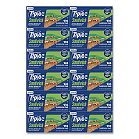 Ziploc Resealable Sandwich Bags, 6.5