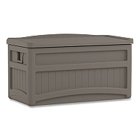 Suncast Medium Deck Box, 73 gal, 46" x 23.75" x 25.5", Stoney (DB7500ST)