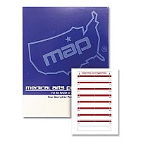 Medical Arts Press Type-On Write-On Sheet Style Labels, 8 Labels/Sheet, 31 Sheets/Pack (32700MAP)