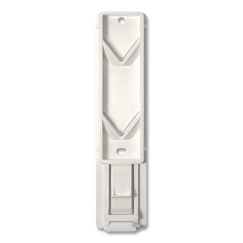 Diversified Hospitality Solutions Single EcoLux Air Dispenser Bracket, For Ecolux Air Pump Dispenser Bottles, 1.19 x 0.44 x 5.69, White, 24/Carton (458883)