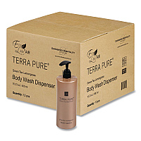 Diversified Hospitality Solutions Terra Pure Body Wash Air Pump, Green Tea Lemongrass, 16.23 oz Bottle, 12/Carton (458968)