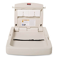 Rubbermaid Commercial Baby Changing Station Vertical, 34.1 x 23, Light Platinum (FG781988LPLA)