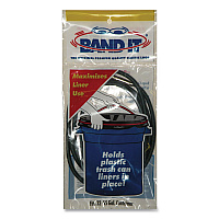 BAND IT Trash Can Loops, for 32 gal to 55 gal Cans, 0.25