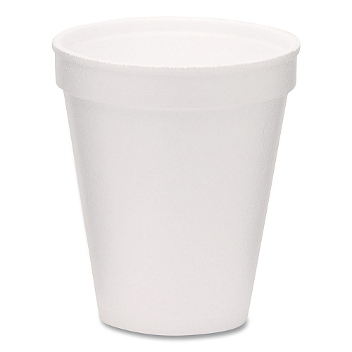WinCup Foam Drink Cups, 8 oz, White, 1,000/Carton (221966)