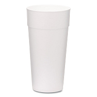 WinCup Foam Drink Cups, 24 oz, White, 300/Carton (221977)