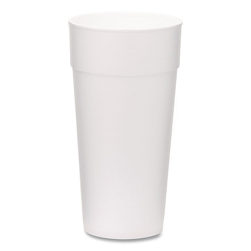 WinCup Foam Drink Cups, 24 oz, White, 300/Carton (221977)