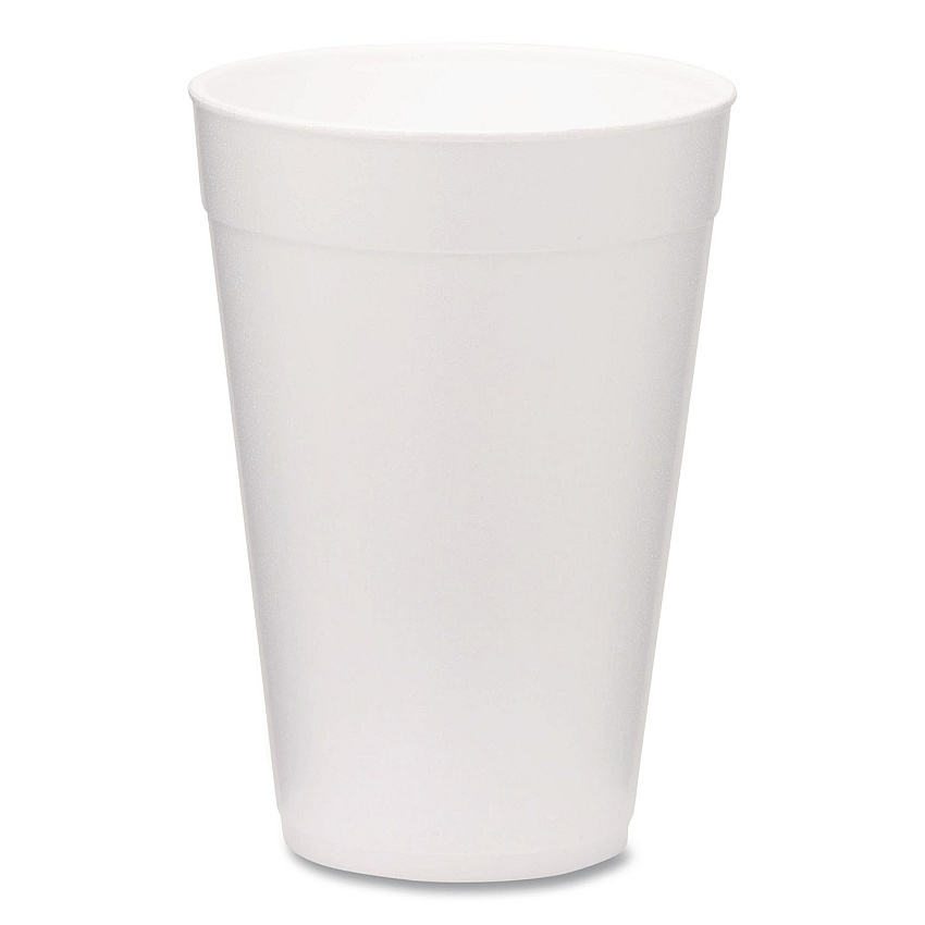WinCup Foam Drink Cups, 32 oz, White, 500/Carton (221981)