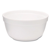 WinCup Foam Bowls, Squat Style, 12 oz, White, 1,000/Carton (221992)