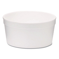 WinCup Foam Containers, Tall Style, 8 oz, White, 1,000/Carton (221996)