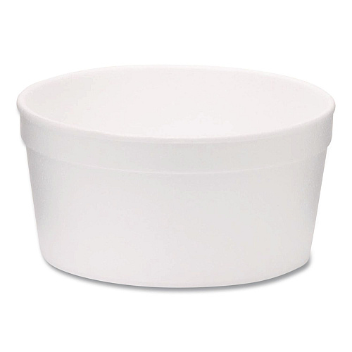 WinCup Foam Containers, Tall Style, 8 oz, White, 1,000/Carton (221996)