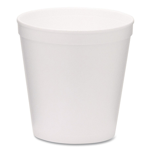 WinCup Foam Containers, Tall Style, 16 oz, White, 500/Carton (221999)