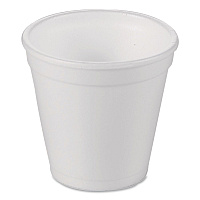 WinCup Foam Drink Cups, 4 oz, White, 1,000/Carton (221964)