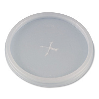 WinCup Plastic Lids for Foam Cups and Bowls, Slotted, Fits 8 oz to 10 oz Hot Cup, Translucent, 1,000/Carton (222077)