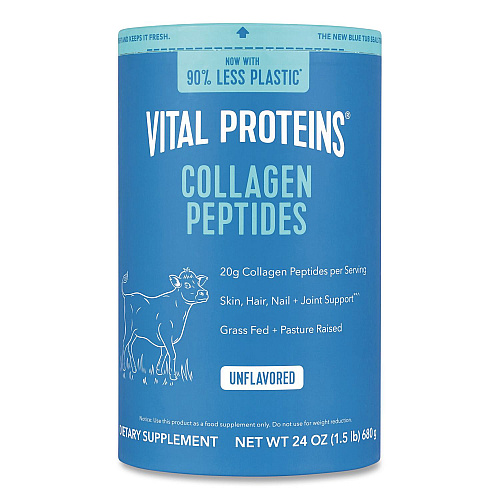 Vital Proteins Collagen Peptides Unflavored Powder, Unflavored, 24 oz Bottle (22002620)
