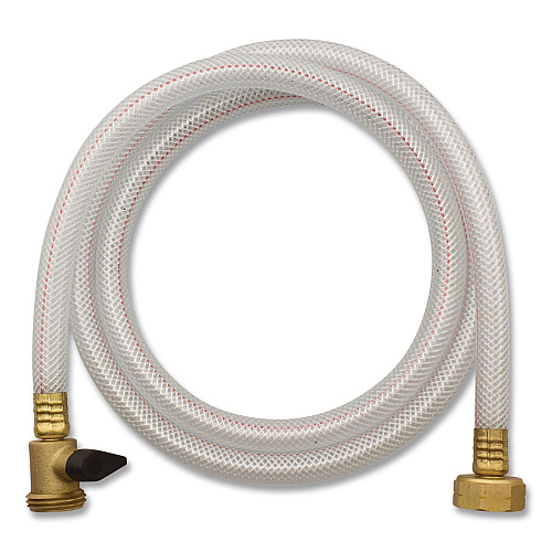 Diversey Water Supply Hose, 0.38" x 5 ft, White, 25/Carton (3202687)