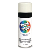 Rust-Oleum Touch'n Tone Spray Paint, Gloss White, 10 oz Aerosol Can, 6/Carton (55274830)