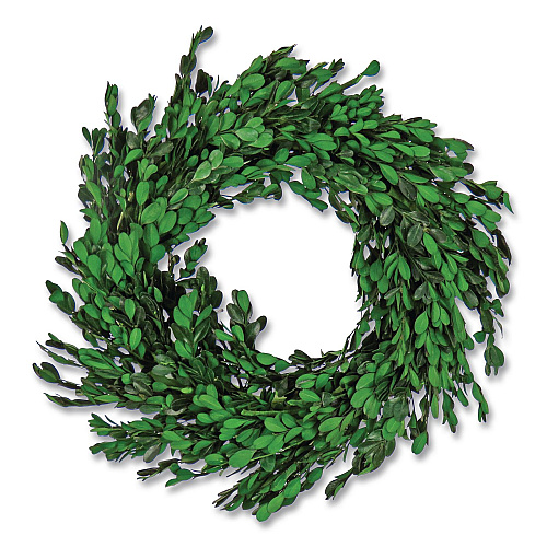 National Tree Company Spring Boxwood Wreath, 18" x 18" x 3.93", Green (EG79MH187181)