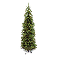 National Tree Company Kingswood Fir Pencil Tree, 29" x 29" x 84", Green Tree, Green Tree Stand (KW750070)