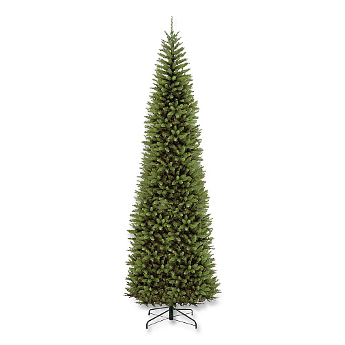 National Tree Company Kingswood Fir Pencil Tree, 54" x 54" x 168", Green Tree, Green Tree Stand (KW7500140)