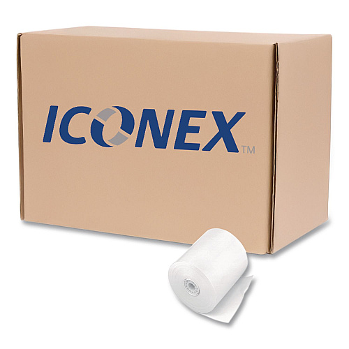 ICONEX Impact Bond Paper Rolls, 2.25" x 150 ft, White, 100/Carton (90740510)