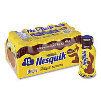 Nestle Nesquik Chocolate Lowfat Milk, 8 oz Bottle,  15/Carton (22002681)